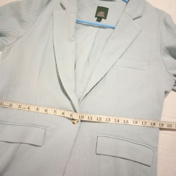 Wild Fable baby blue single breasted blazer - Picture 8 of 11